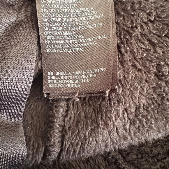 The North Face Athletic Women's Sherpa Straight Leg Pants Flat Front Black Sz S - Picture 8 of 9